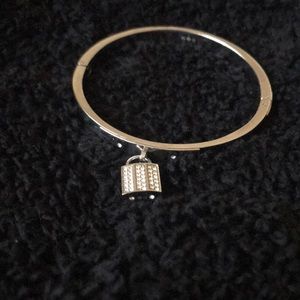 Silver Lock Bangle